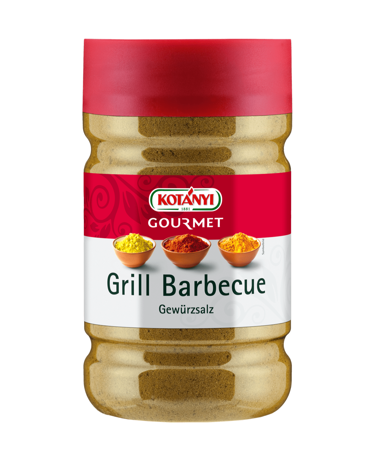 Kotányi Gourmet Grill Barbecue Gewürzsalz in der 1200ccm Dose