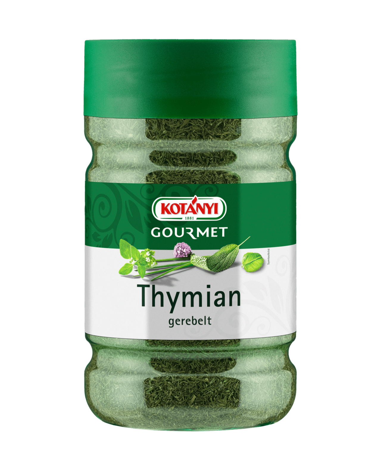 Kotányi Gourmet Thymian gerebelt in der 1200ccm Dose