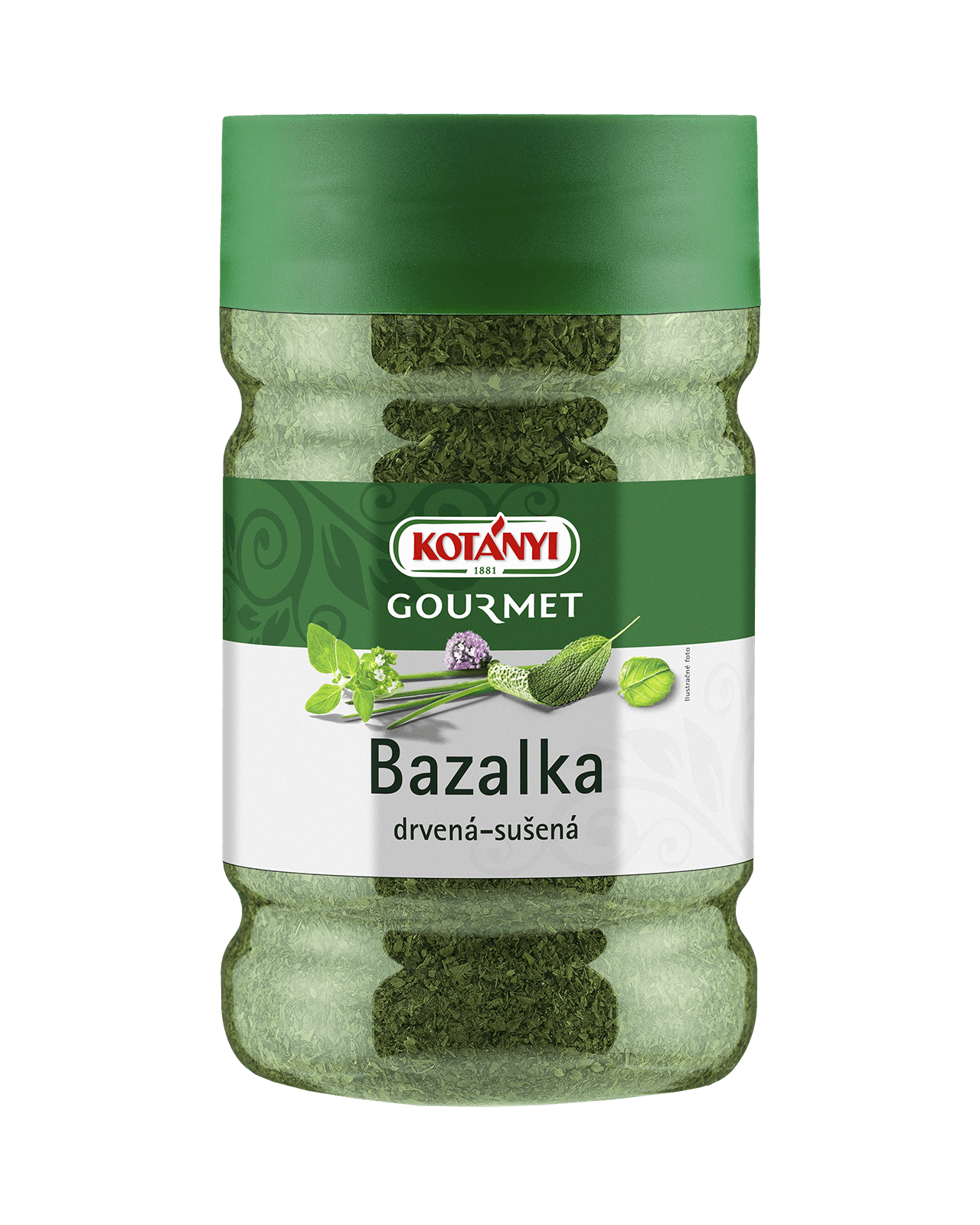240607 Kotanyi Bazalka Drvená Sušená B2b Tin 1200ccm