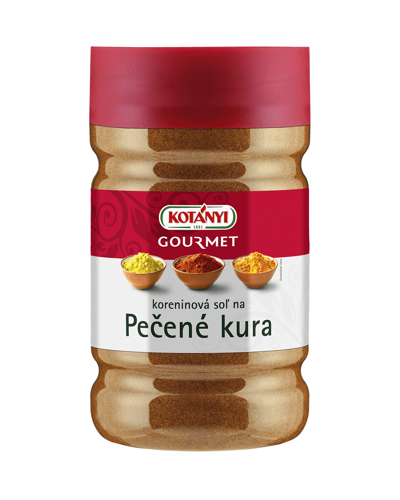 241107 Kotanyi Pečené Kura Koreninová Soľ B2b Tin 1200ccm
