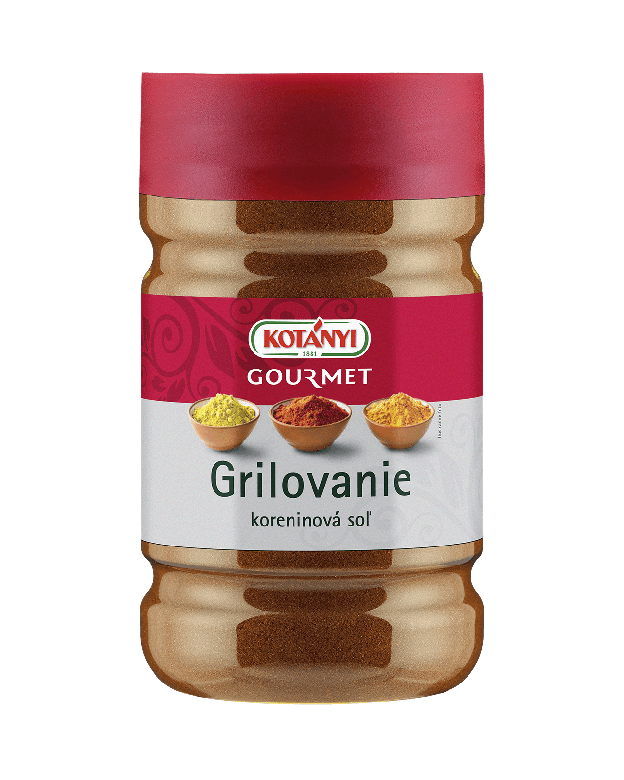 242707 Kotanyi Grilovanie Koreninová Soľ B2b Tin 1200ccm