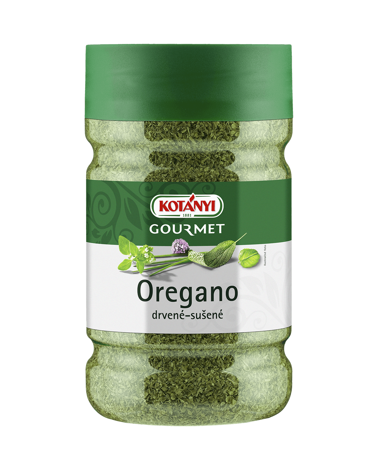 245307 Kotanyi Oregano Drvené Sušené B2b Tin 1200ccm