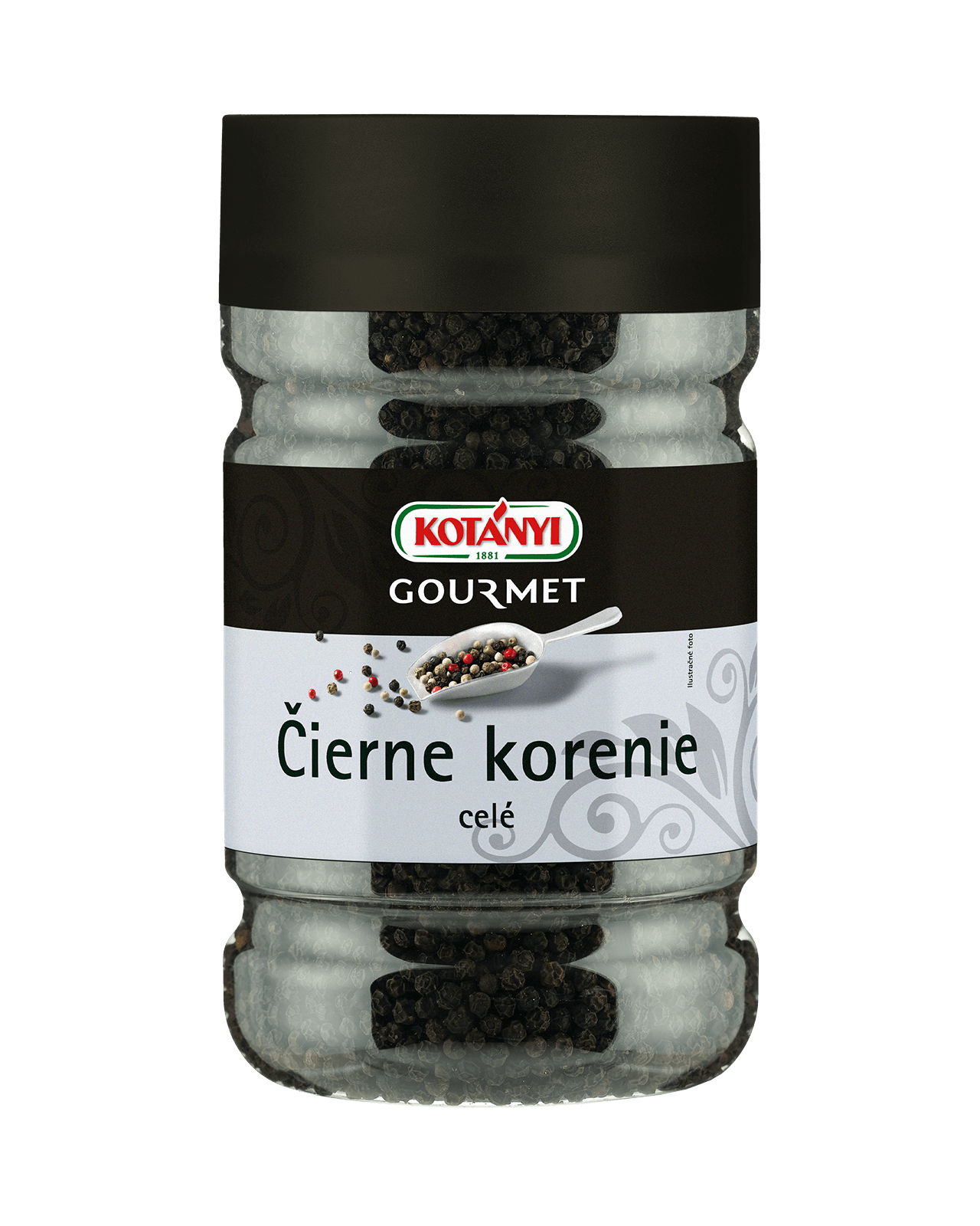 245807 Kotanyi Čierne Korenie Celé B2b Tin 1200ccm