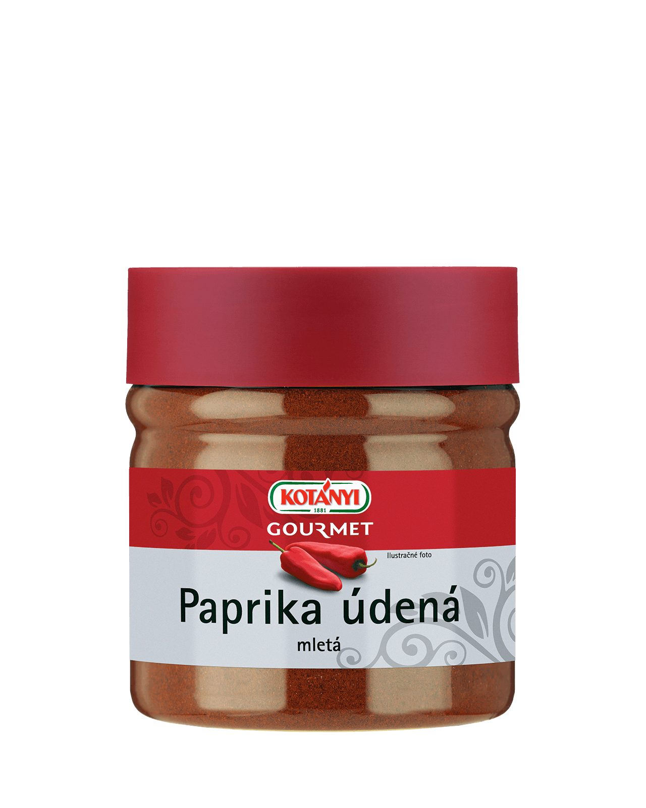 742607 Kotanyi Paprika Údená Mletá B2b Tin 400ccm