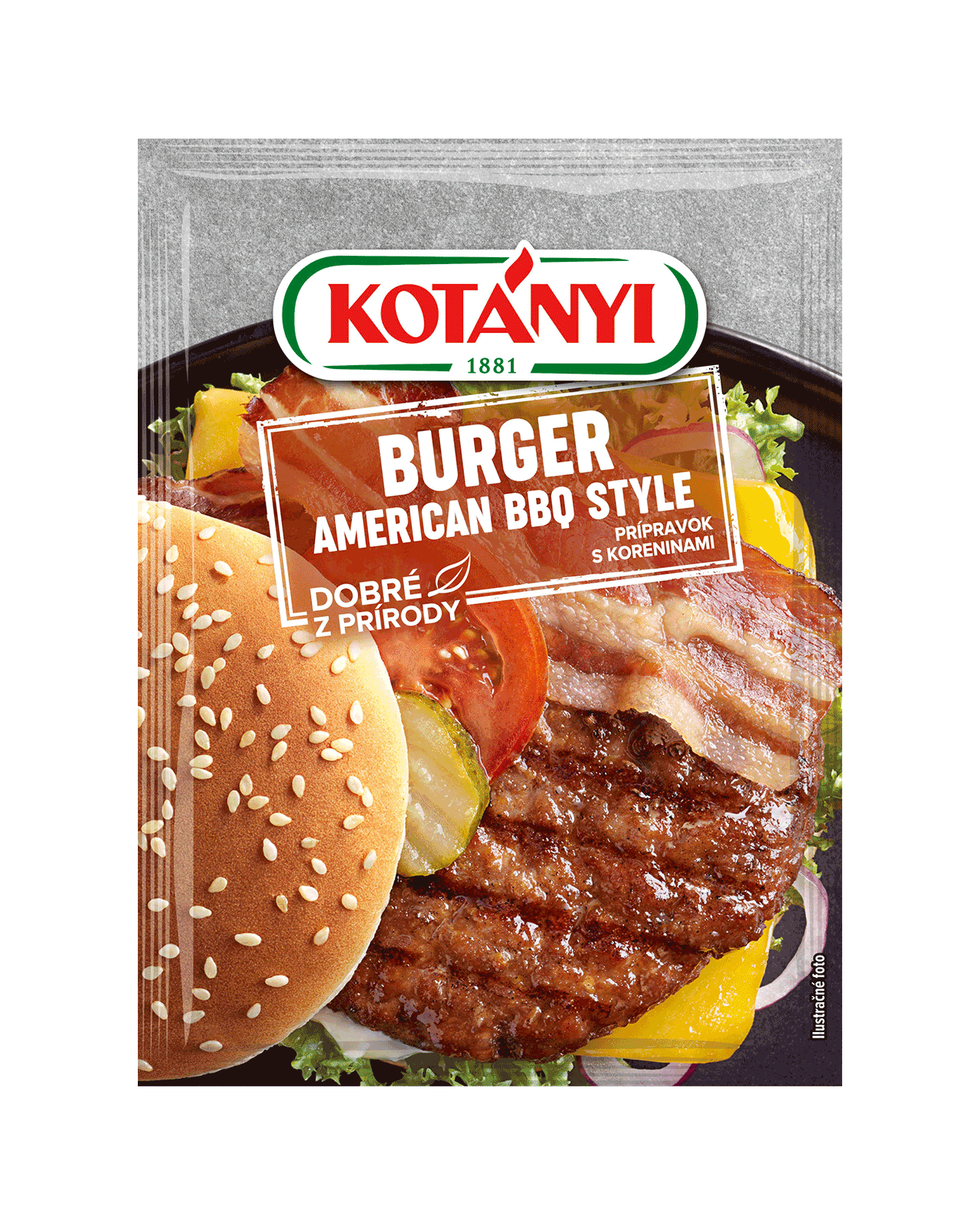 9001414314265 142607 Kotányi Burger American Bbq Style Prípravok S Koreninami Sk Pouch Vs