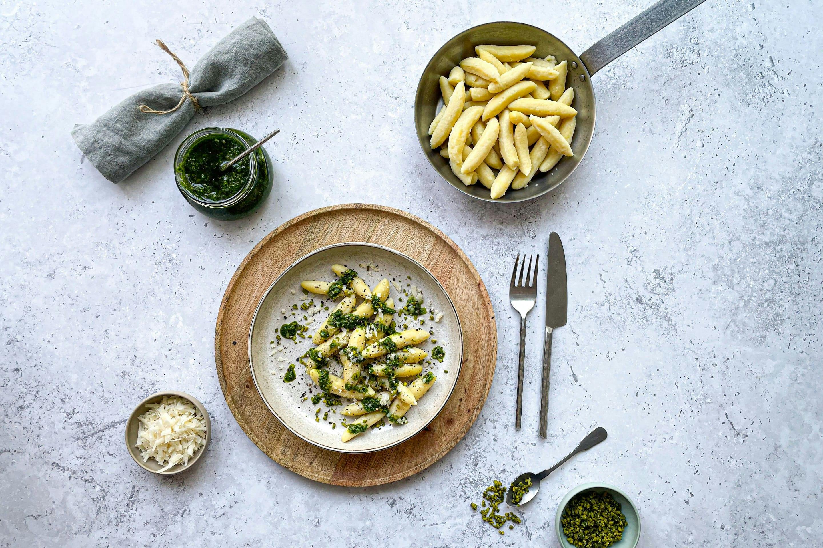 Schupfnudeln Mit Pesto Min Min