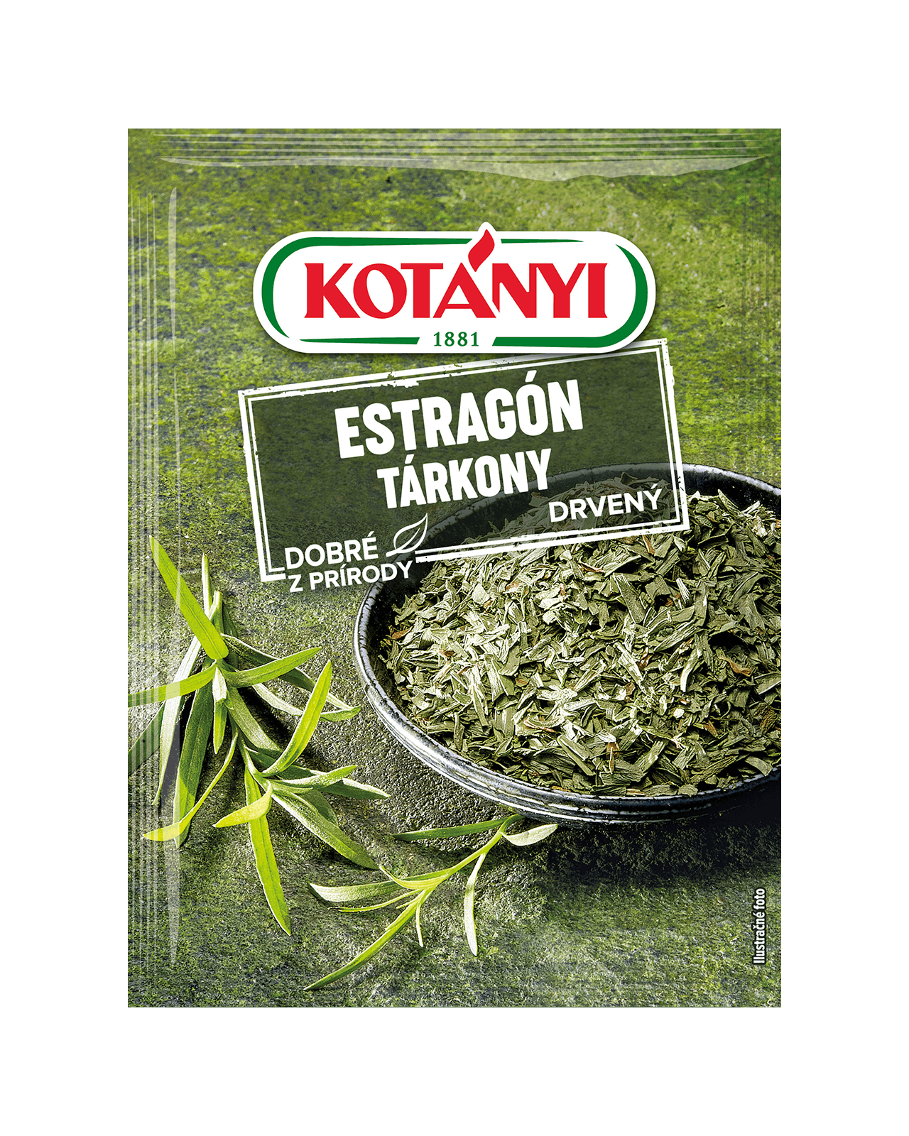 9001414012369 151407 Kotányi Tarragon Crushed Sk Pouch Vs