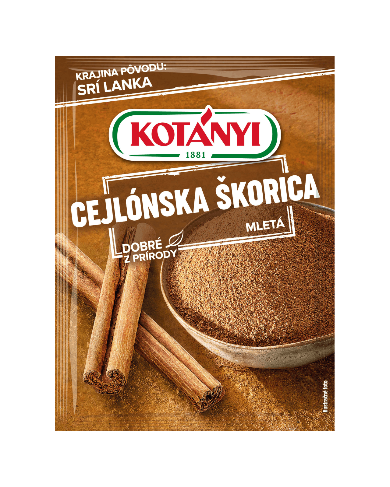 9001414619544 195407 Cejlónska škorica Mletá Sk Pouch Vs