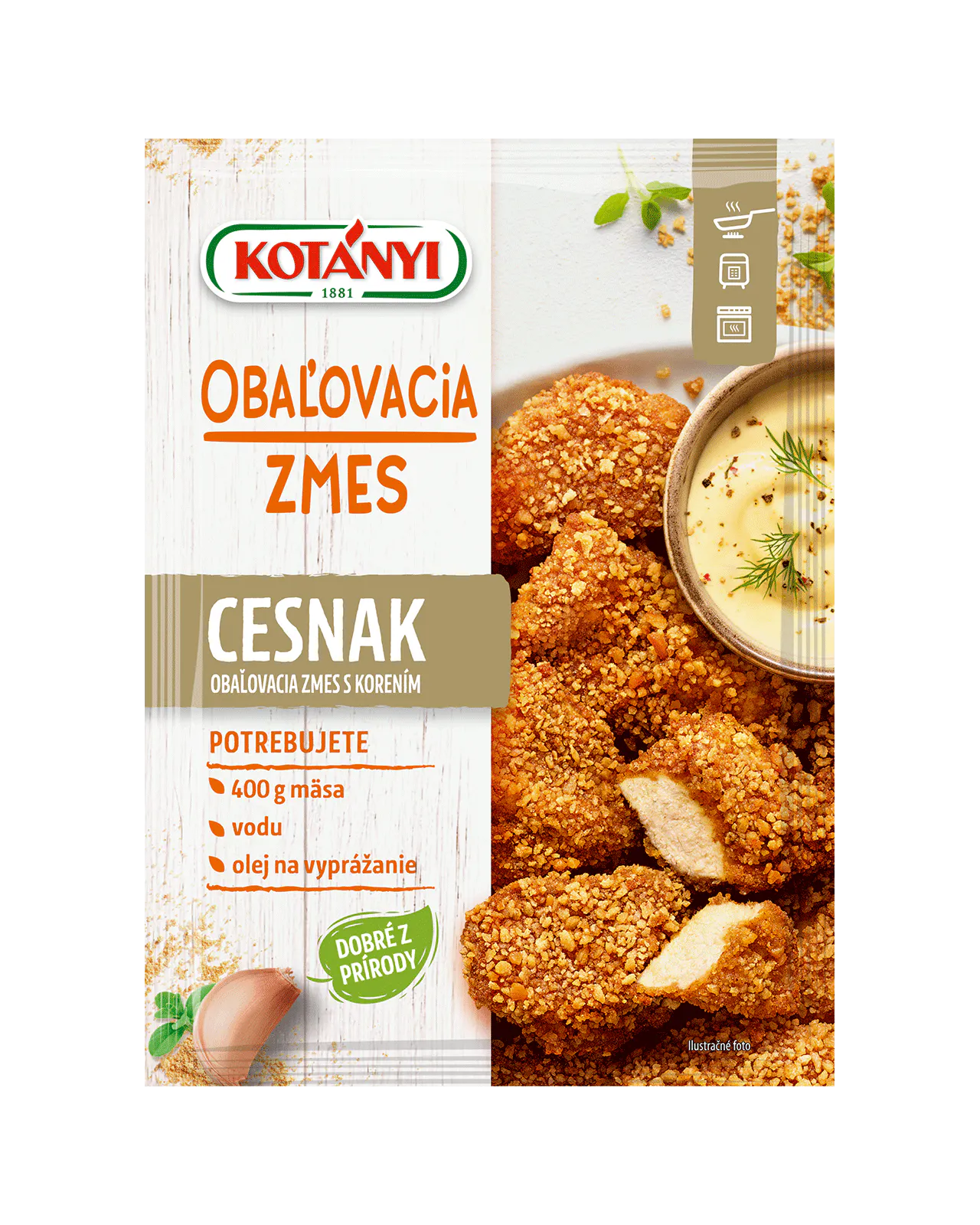 9001414038024 380207 Kotanyi Obalovacia Zmes Cesnak Sk Pouch Vs